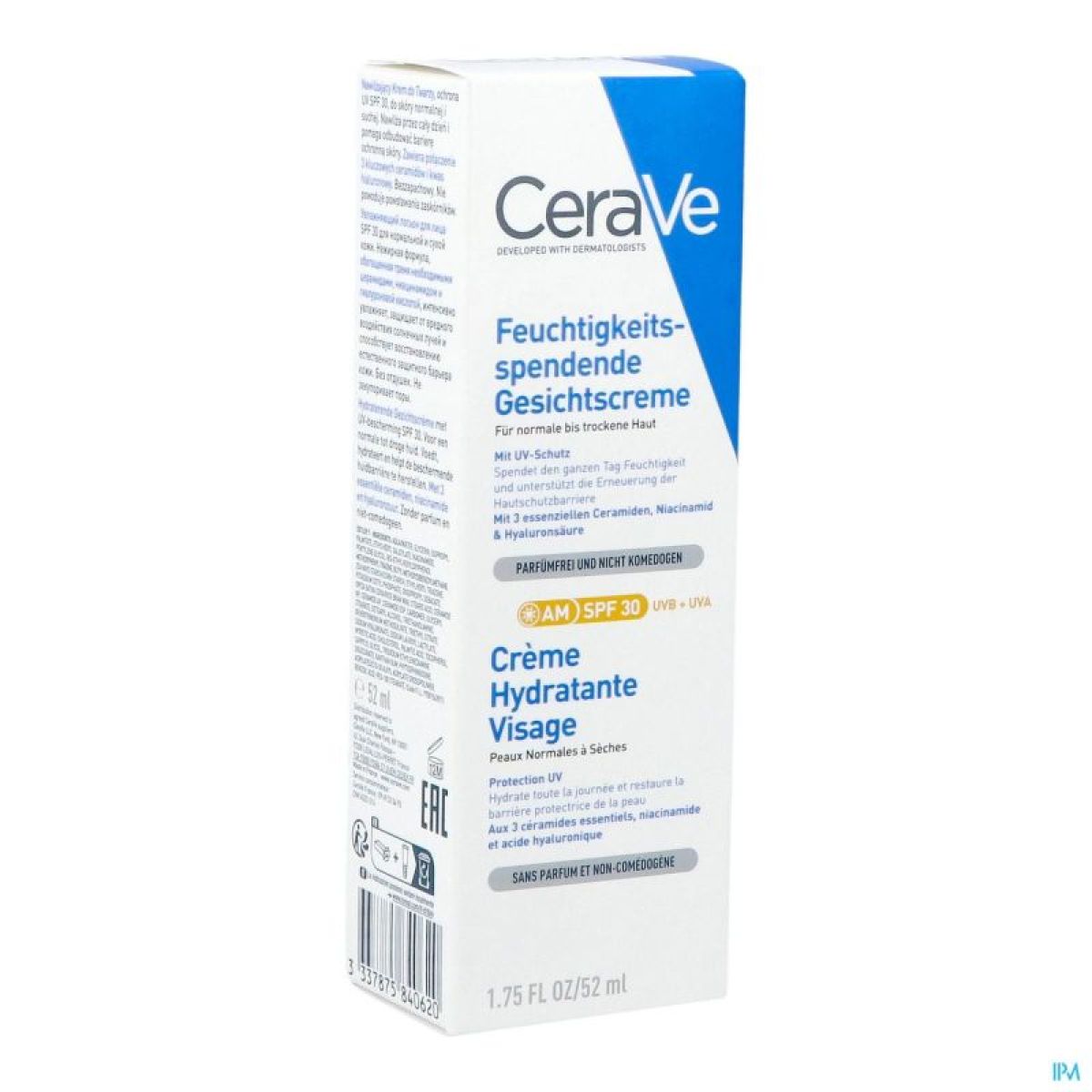 Cerave Cr Me Hydratante Visage Ip Ml