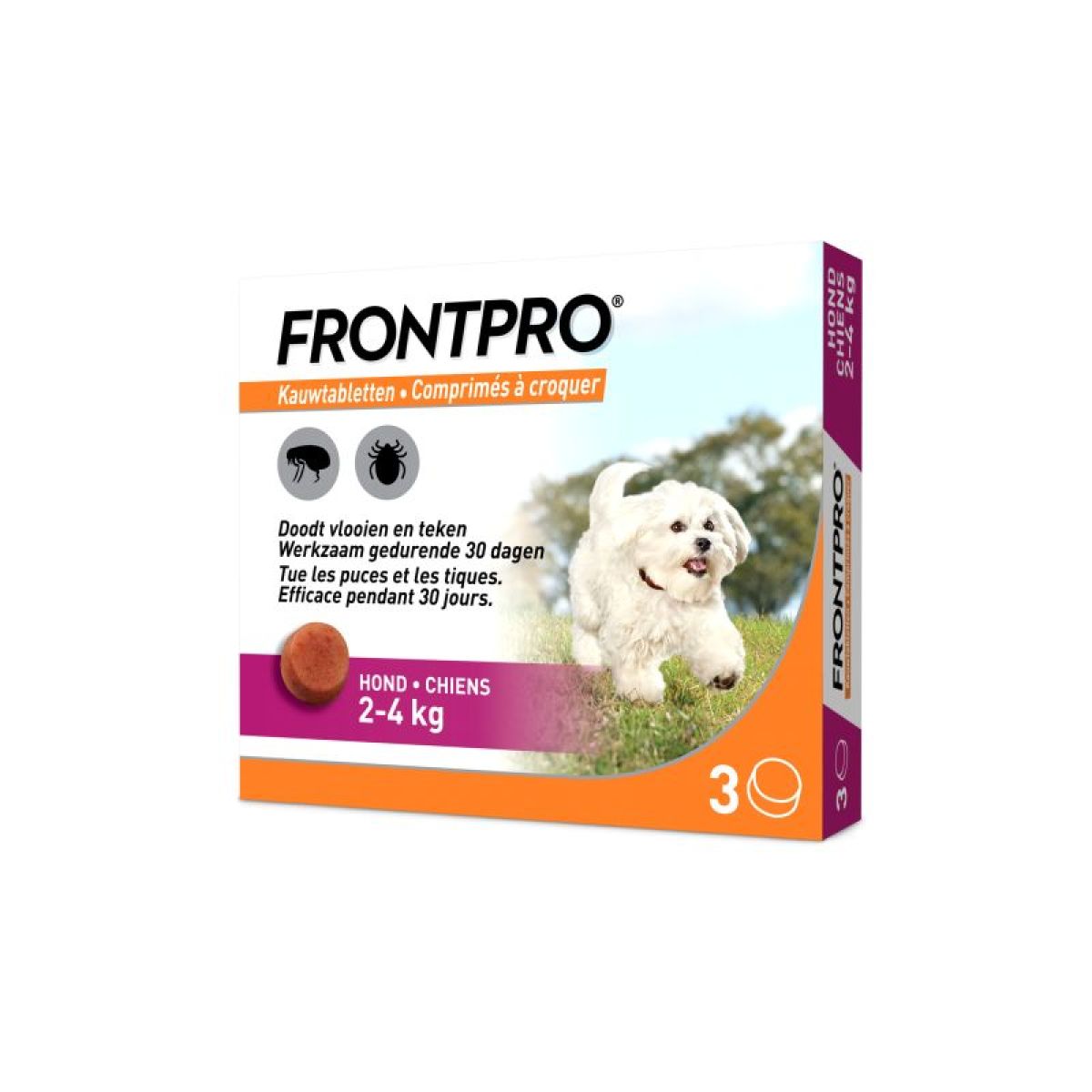 Frontpro Mg Pour Chiens De Kg Comprim S Croquer