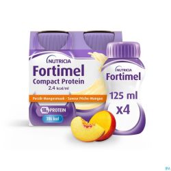 Fortimel Compact Protein 2.4kcal Pech&mang 4x125ml