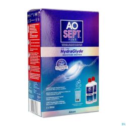 Aosept Plus Hydraglyde 2x360ml + 2 Etuis