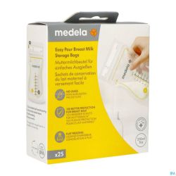 Medela Sach.conserv. Lait Mat.versement Facile 25