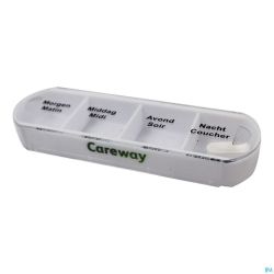 Careway Pilbox Pocket One Day 4 Compartiments