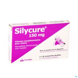 Silycure >10 Kg 2x20 Comprimés Vétérinaire 150 Mg