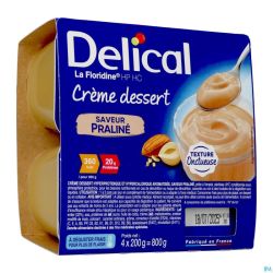 Delical Creme Dessert La Floridine Praline 4x200g