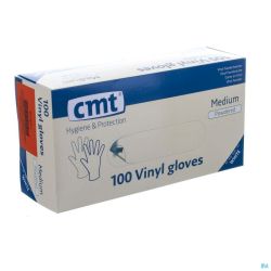 Gants Cmt Vinyl Blanc Transp Mm 100 Pièces