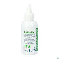 Acetic Otic Nettoyage Oreille Peau 118ml