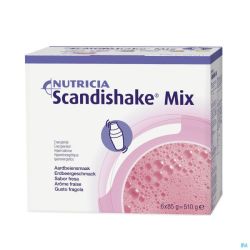 Scandishake Mix Fraise 6x85 G 