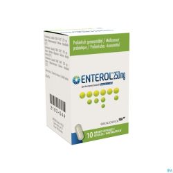 Enterol 10 Gélules 250 Mg