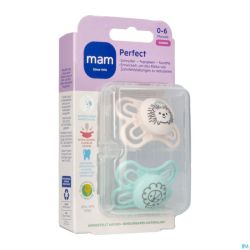 Mam Perfect Sucette Silicone Pure 0-6m Uni 2