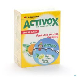 Activox Miel Citron 24 Pastilles