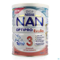 Nan Optipro Evolia 3 Lait Poudre 800g