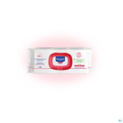 Mustela Peaux Très Sensibles Lingettes Nettoyantes Apaisantes 70