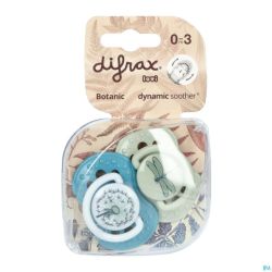 Difrax Sucette Dynamic Botanic 0-3m 2