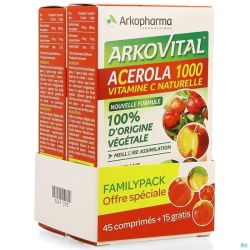 Acerola 1000 Familypack 60 Comprimés