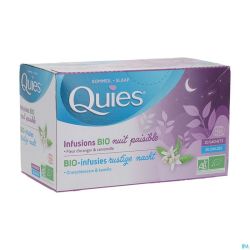 Quies Infusion Nuit Paisible Bio Sachets 20