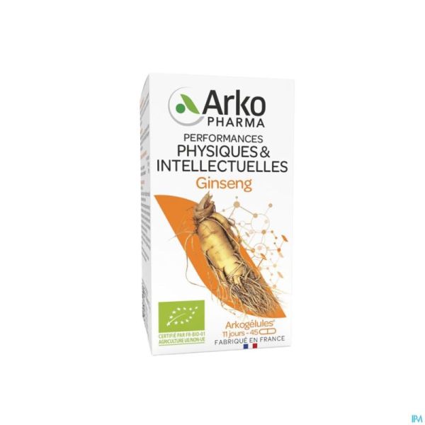 Arkogelules Ginseng Bio Gélules 45