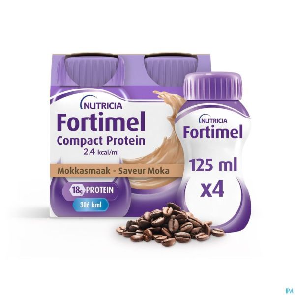 Fortimel Compact Protein 2.4kcal Mocha 4x125ml