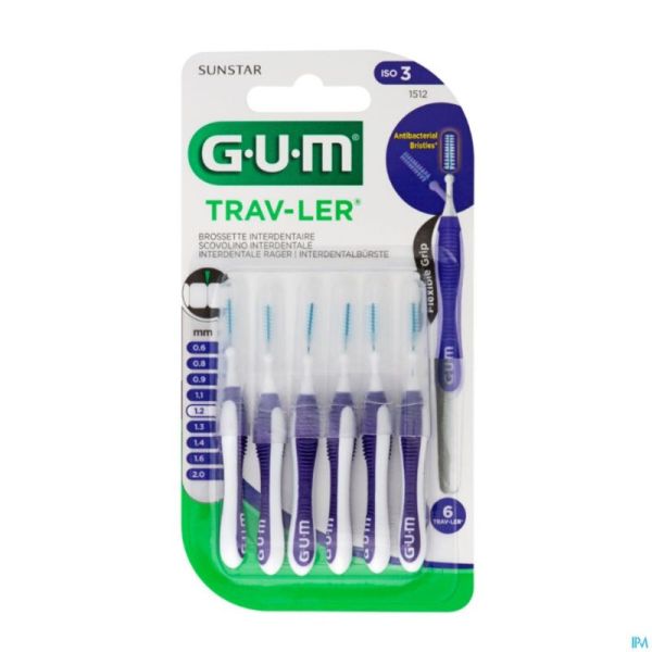 Gum Trav-ler Brosse Interdent. 1,2mm 6 1512m6