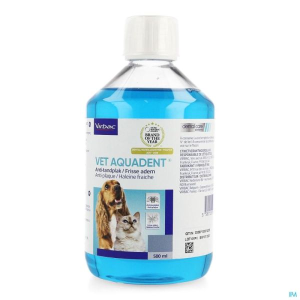 Vet Aquadent Vétérinaire 500 Ml