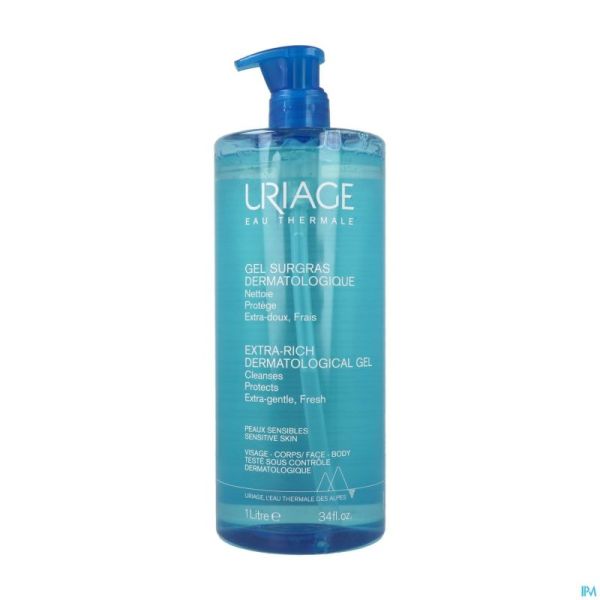 Uriage Gel Nettoyant Surgras Dermato S/savon P Sensible 1l