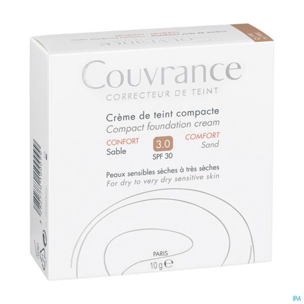 Avène Couvrance Crème Teintée Compacte Sable Confort