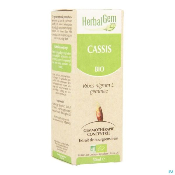 Herbalgem Cassis Macerat Bio 50 Ml