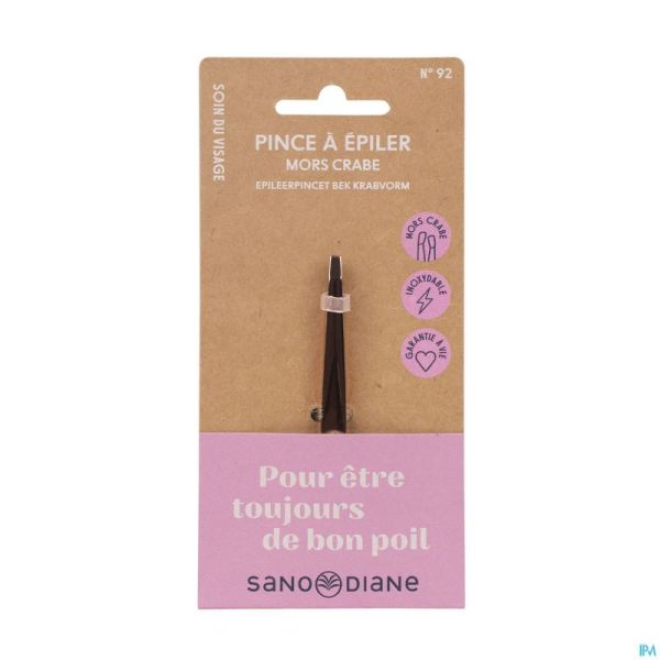 Sanodiane 92 Pince Epiler Mors Crabe Rose