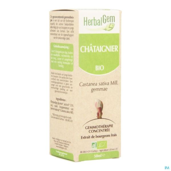 Herbalgem Chataignier Macerat Bio 50 Ml