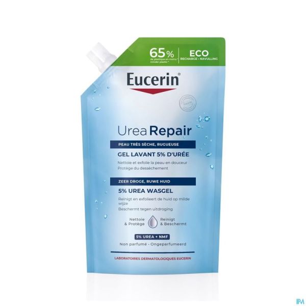 Eucerin Urearepair Gel Lavant 5% Uree Refill 400ml