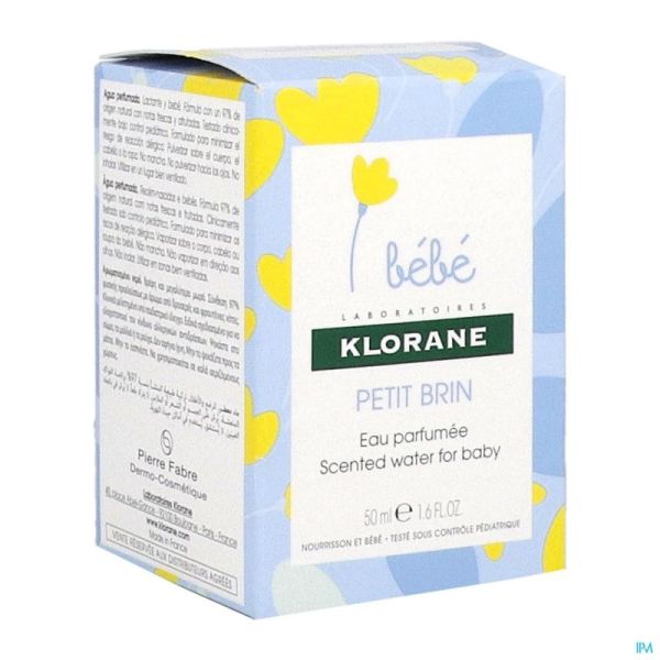 Klorane Bébé Eau Parfumee Sans Alcool 50ml