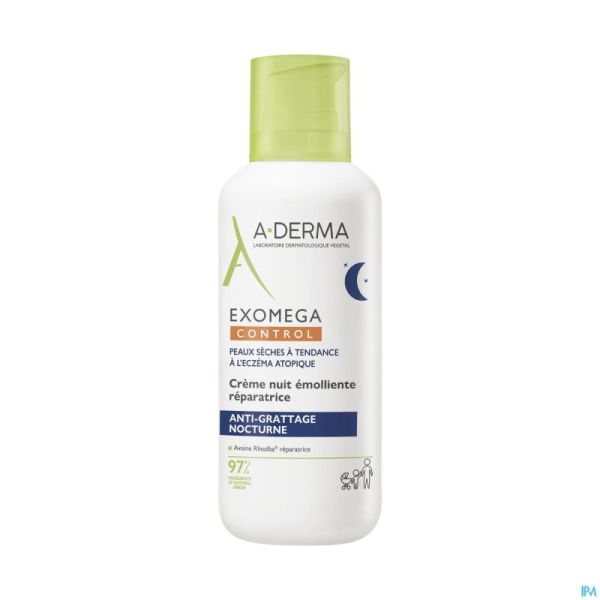 Aderma Exomega Control Cr Nuit Emol. Reparat 400ml