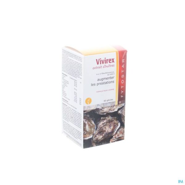 Fytostar Vivirex Extrait Huitres Gélules 60