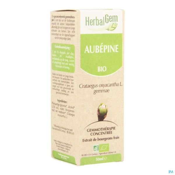 Herbalgem Aubepine Macerat Bio 50 Ml