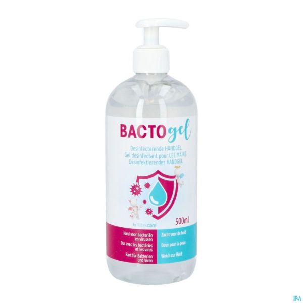 Bactogel Gel Hydroalcoolique Flacon Pompe 500ml