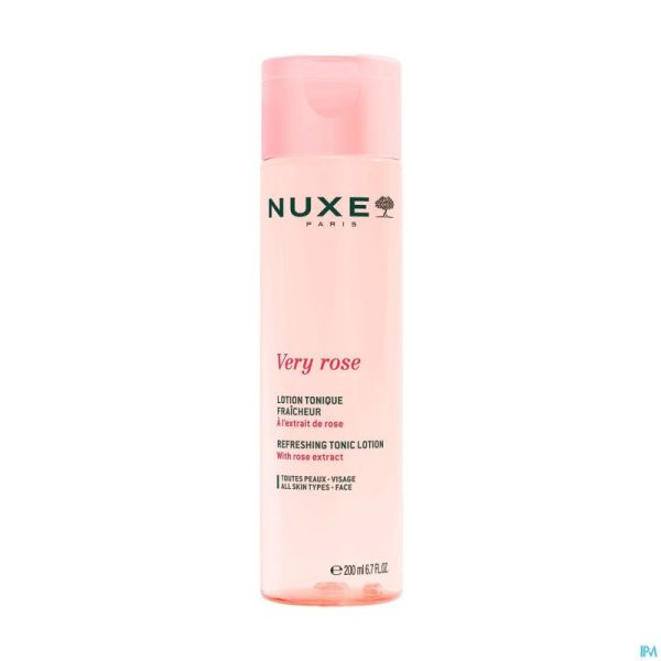 Nuxe Very Rose Lotion Tonique Fraicheur 200ml Nf