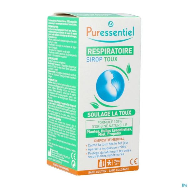 Puressentiel Respiration Sirop pour la  Gorge 125 Ml