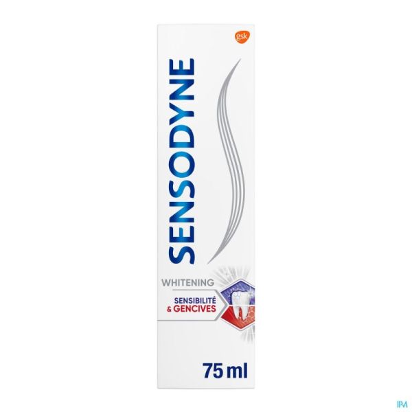 Sensodyne Sensibilité & Gencives Whitening Dentrifrice 75ml