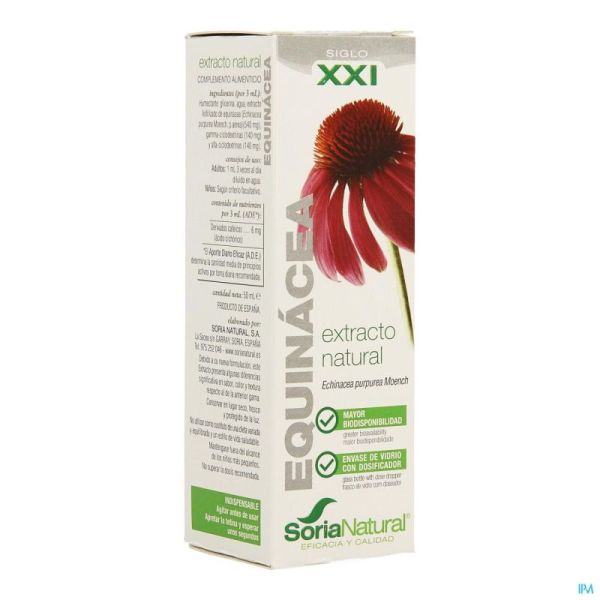 Soria Echinacea Purpurea Xxi Extr. Flacon. 50ml