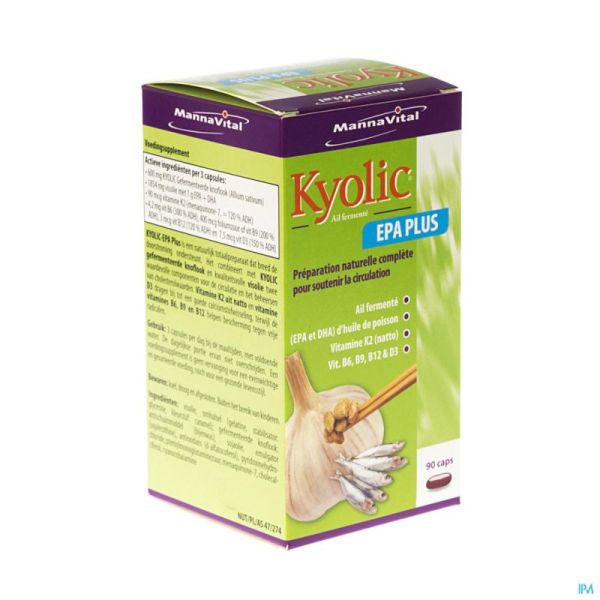 Mannavital Kyolic Epa Plus 90 Gélules