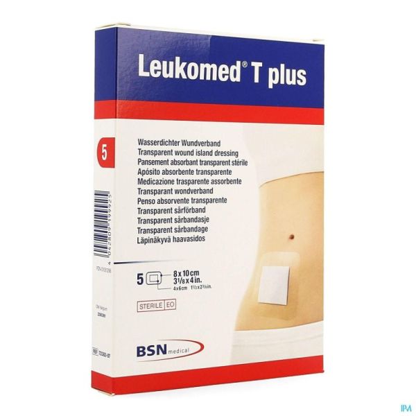 Leukomed T Plus Ster 8x10cm 72382-07 5 P