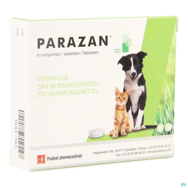 Parazan Comprimés 6