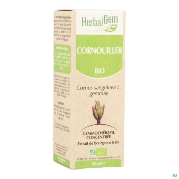 Herbalgem Cornouiller Macerat 50 Ml