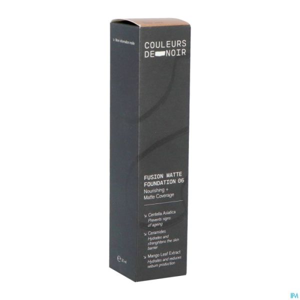 Les Couleurs De Noir Fusion Matte Fond de Teint Ip30 06 28ml