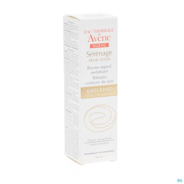 Avène Serenage Baume Contour des Yeux Revitalisant 15 Ml