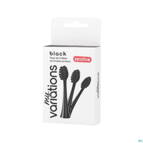 My Variations Têtes de Brosse Gencives Sensibles Onyx Black 3