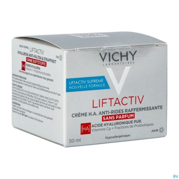 Vichy Liftactiv Anti-rides Raffermissante Sans Parfum 50ml