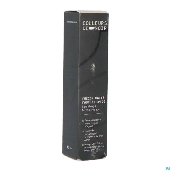 Les Couleurs De Noir Fusion Matte Fond de Teint Ip30 01 28ml