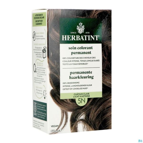 Herbatint Châtain Clair 5n 170  Ml   Nf