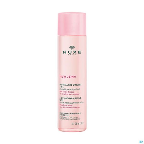 Nuxe Very Rose Eau Micellaire Apaisante 3en1 200ml