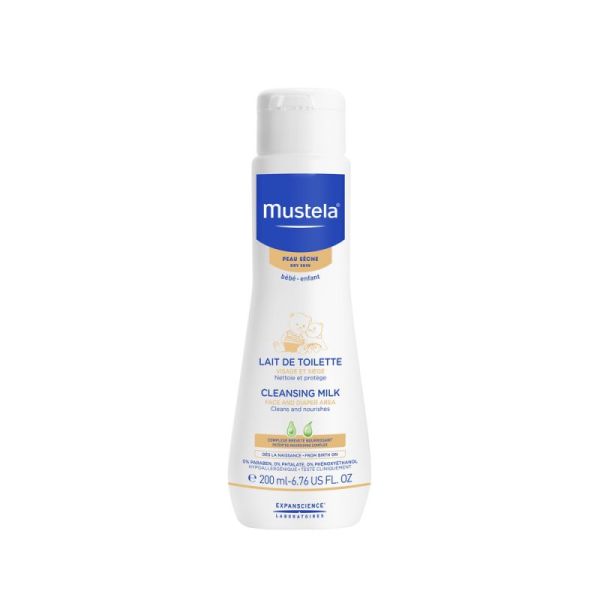 Mustela Peaux Sèches Lait De Toilette 200 Ml